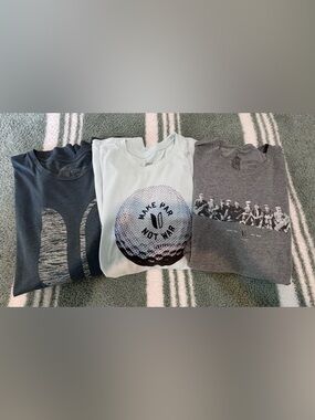 Set of 3 Graphic Tees Linksoul XXL